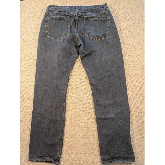 RVCA Super 5 Selvedge Denim Jeans Men's 34x31 Dark Wash Straight Fit - Picture 2 of 10